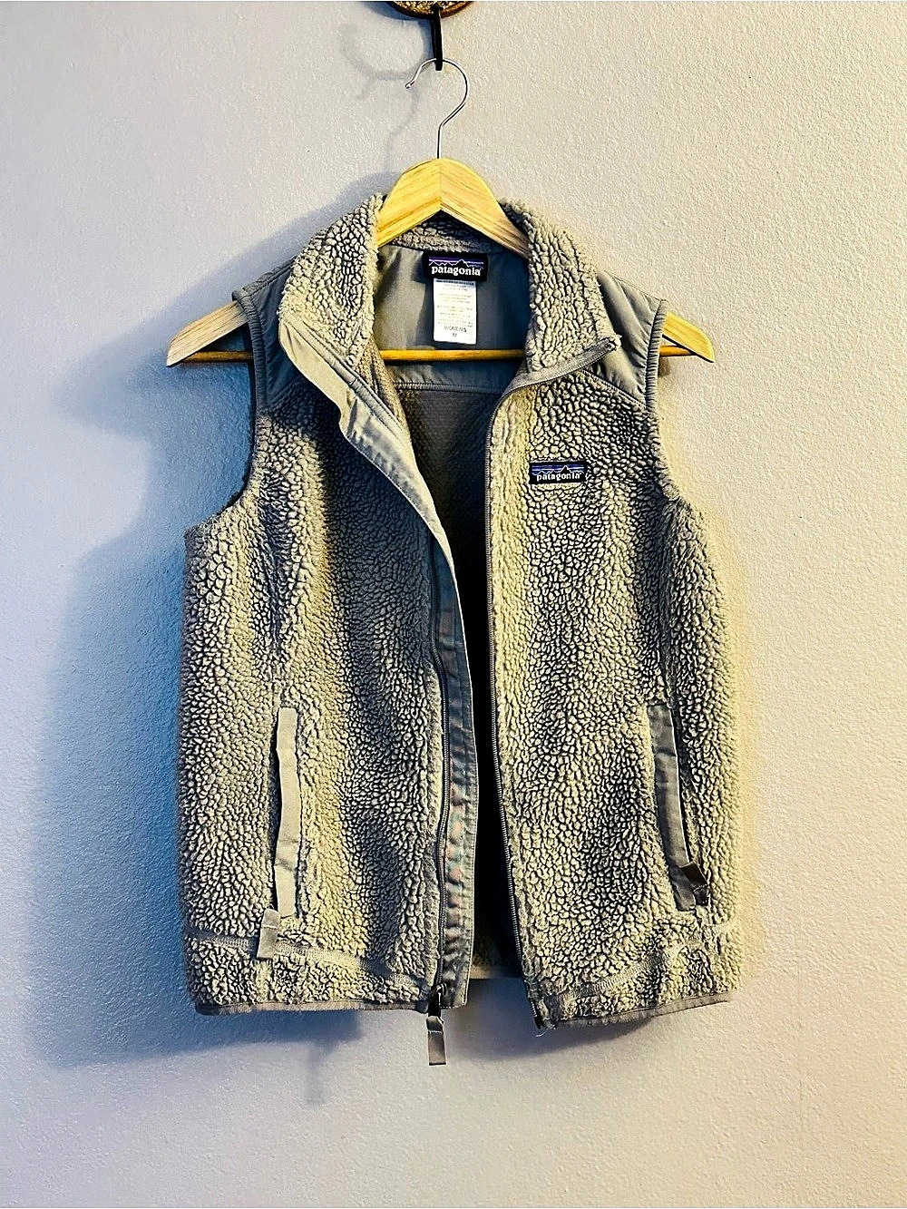 Patagonia Fleece Vest Gray Medium
